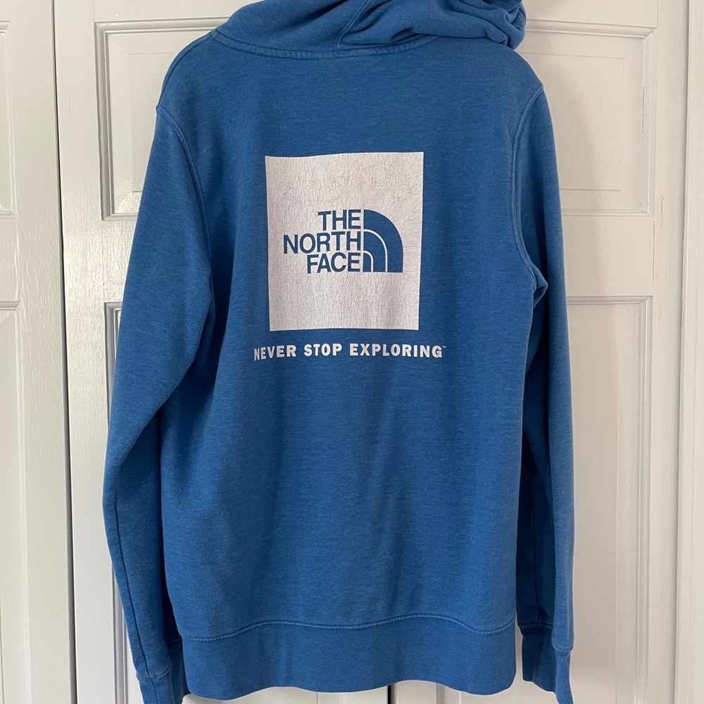 Men’s Medium The North Face Blue Hoodie - Picture 3 of 3